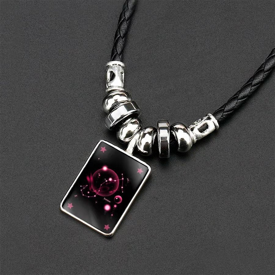 Wholesale Twelve Constellation Pendant Necklaces